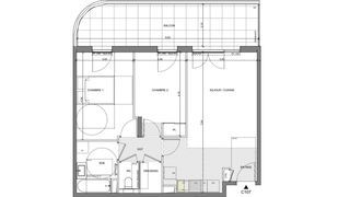  Appartement � vendre 3 pi�ces 60 m�