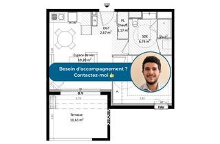  Appartement � vendre 2 pi�ces 42 m�