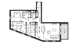  Appartement � vendre 4 pi�ces 86 m�