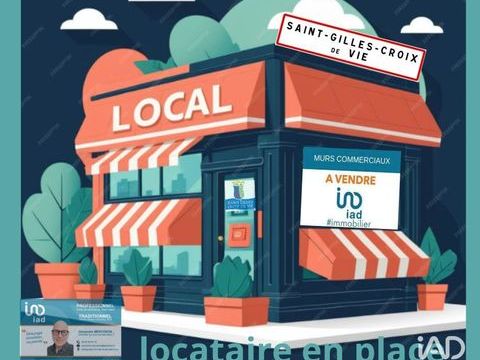 Vente Boutique/Local commercial 66 m&sup2; 262000 85800 Saint-gilles-croix-de-vie