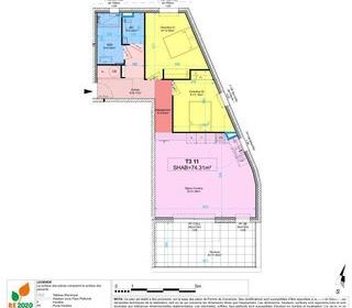  Appartement � vendre 3 pi�ces 74 m�