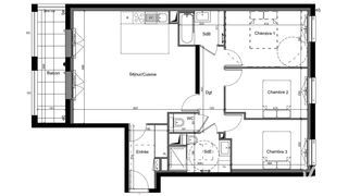  Appartement � vendre 4 pi�ces 85 m�