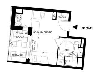  Appartement � vendre 1 pi�ce 24 m�