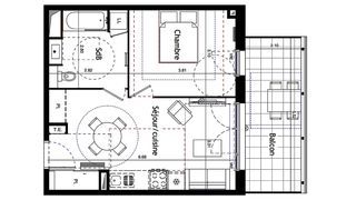  Appartement � vendre 2 pi�ces 41 m�