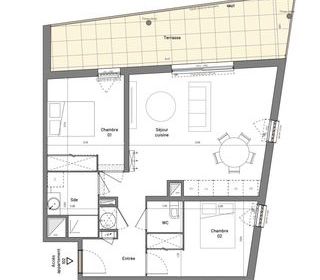  Appartement � vendre 3 pi�ces 66 m�