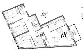  Appartement � vendre 4 pi�ces 81 m�