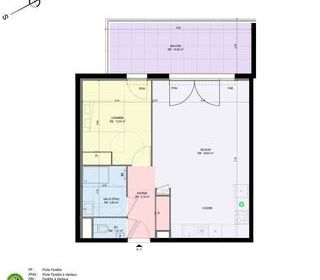  Appartement � vendre 2 pi�ces 53 m�