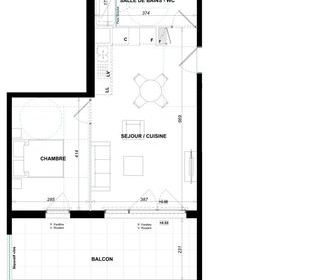  Appartement � vendre 2 pi�ces 43 m�