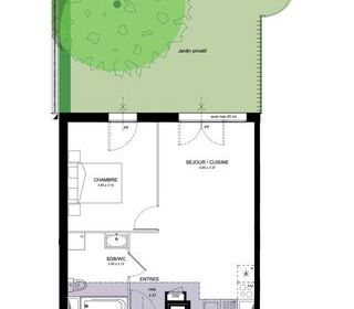  Appartement � vendre 2 pi�ces 43 m�