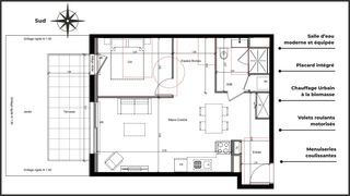  Appartement � vendre 2 pi�ces 52 m�