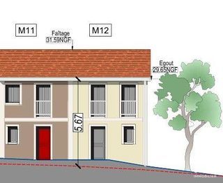  Maison � vendre 3 pi�ces 71 m�