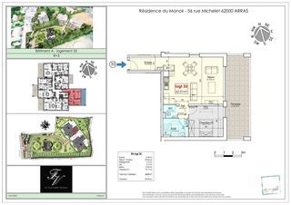  Appartement � vendre 2 pi�ces 62 m�