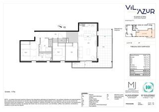  Appartement � vendre 4 pi�ces 83 m�