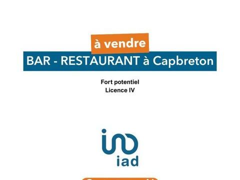 Vente Restaurant 140 m&sup2; 539000 40130 Capbreton