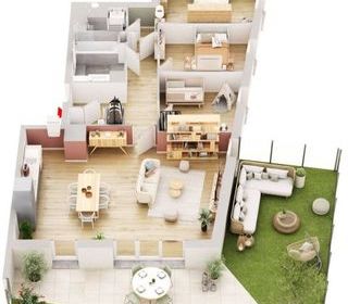  Appartement � vendre 4 pi�ces 85 m�