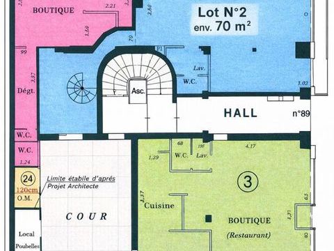 Vente Restaurant 130 m&sup2; 450240 75008 Paris