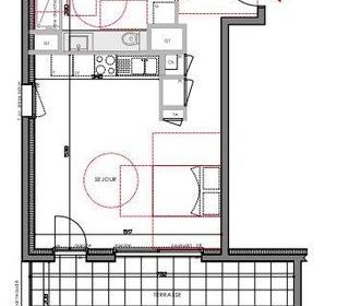  Appartement � vendre 1 pi�ce 39 m�