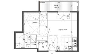  Appartement � vendre 2 pi�ces 42 m�