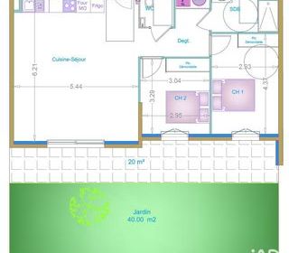  Appartement � vendre 3 pi�ces 70 m�