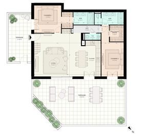  Appartement � vendre 4 pi�ces 122 m�