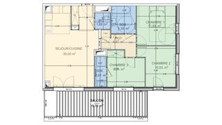  Appartement � vendre 4 pi�ces 76 m�