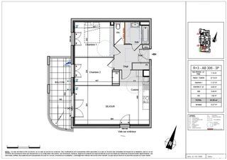  Appartement � vendre 3 pi�ces 62 m�