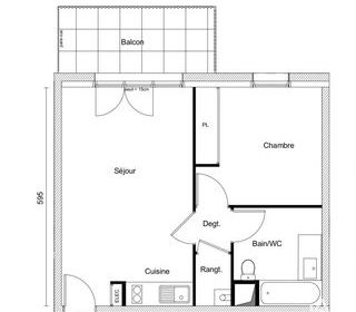  Appartement � vendre 2 pi�ces 41 m�