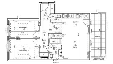   Vente Appartement 3 pi�ces Appartement - 3 pi�ce(s) - 66 m�