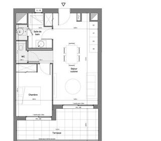  Appartement � vendre 2 pi�ces 45 m�