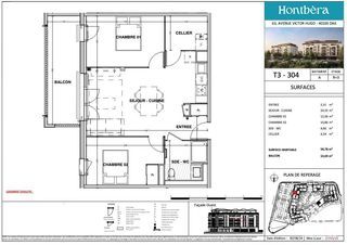  Appartement � vendre 3 pi�ces 59 m�