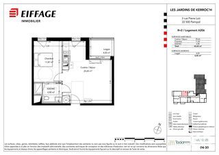 Appartement � vendre 2 pi�ces 43 m�
