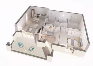  Appartement � vendre 3 pi�ces 63 m�