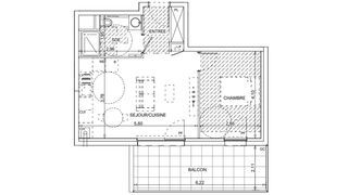  Appartement � vendre 2 pi�ces 42 m�