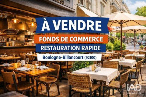 Vente Restaurant 30 m&sup2; 99900 92100 Boulogne-billancourt