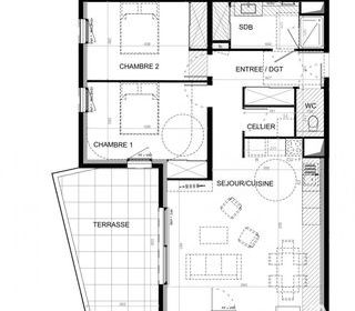  Appartement � vendre 3 pi�ces 77 m�