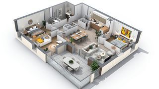  Appartement � vendre 4 pi�ces 87 m�