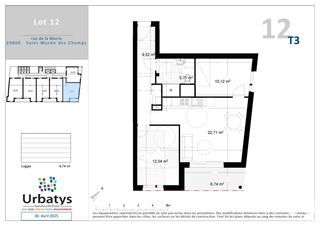  Appartement � vendre 3 pi�ces 60 m�