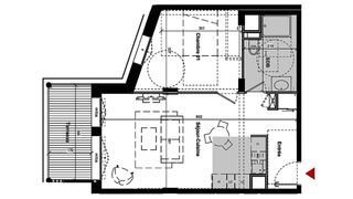  Appartement � vendre 2 pi�ces 49 m�