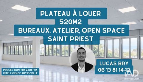 Location Bureaux 520 m&sup2; 5500 69800 Saint-priest