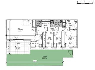  Appartement � vendre 4 pi�ces 106 m�