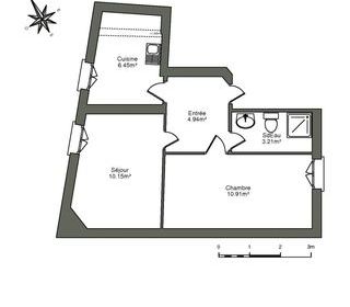  Appartement � vendre 2 pi�ces 37 m�