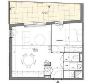  Appartement � vendre 2 pi�ces 46 m�