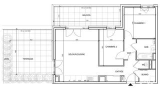  Appartement � vendre 3 pi�ces 65 m�