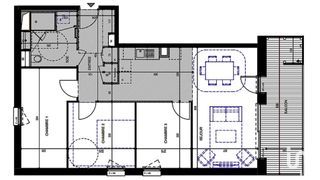  Appartement � vendre 4 pi�ces 77 m�