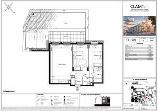  Appartement � vendre 3 pi�ces 64 m�