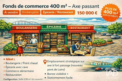 Vente Restaurant 400 m&sup2; 150000 45150 Jargeau