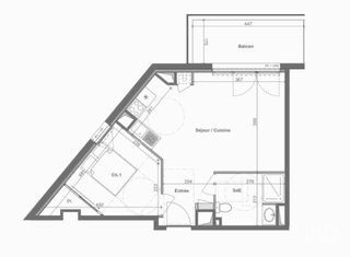  Appartement � vendre 4 pi�ces 42 m�