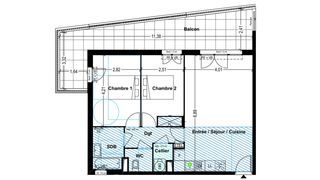  Appartement � vendre 3 pi�ces 63 m�