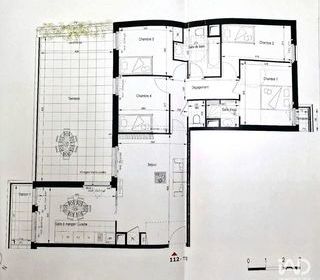  Appartement � vendre 5 pi�ces 92 m�