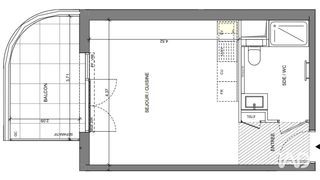  Appartement � vendre 1 pi�ce 28 m�